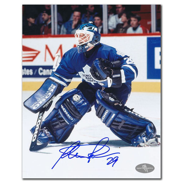 Authentic Felix Potvin Toronto Maple Leafs Autographed 8x10 - SportAuthentix