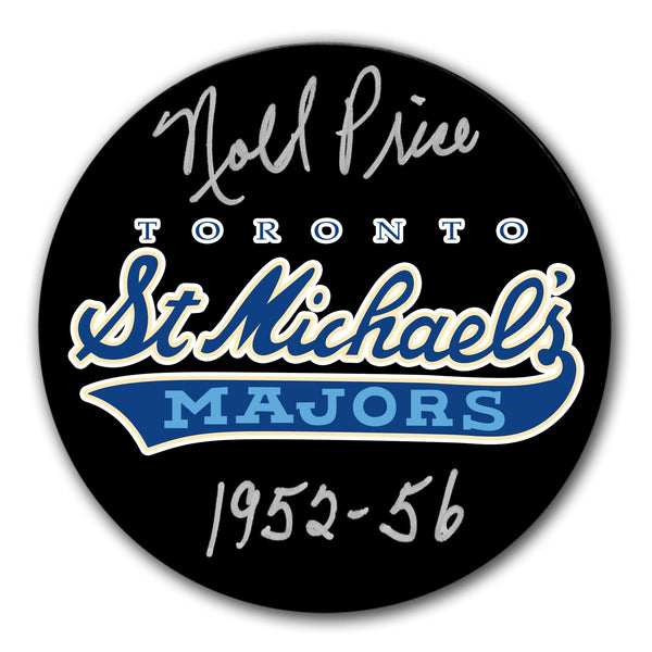 Authentic Noel Price Toronto St. Michaels Majors Autographed Puck - SportAuthentix