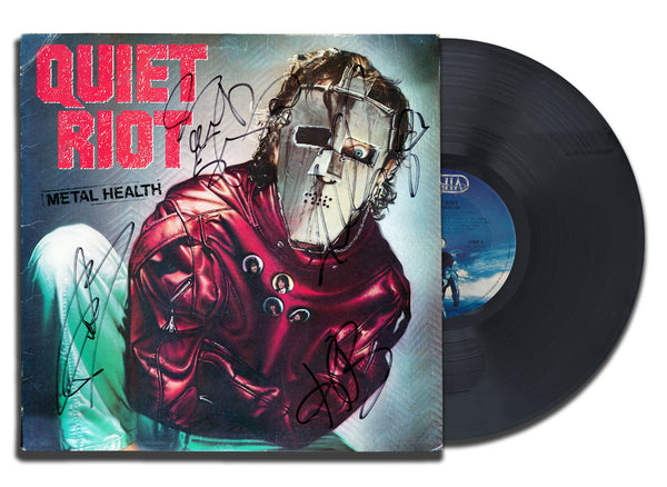 Quiet Riot Band Signed METAL HEALTH Autographed Vinyl Album LP