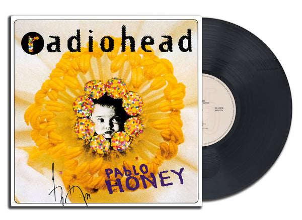 Thom Yorke Signed Radiohead PABLO HONEY Autographed Vinyl Album LP