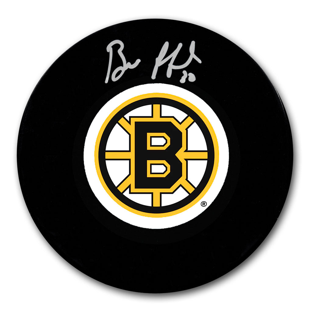 Bill Ranford autographed Boston Bruins hockey puck