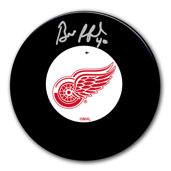 Bill Ranford autographed Detroit Red Wings hockey puck