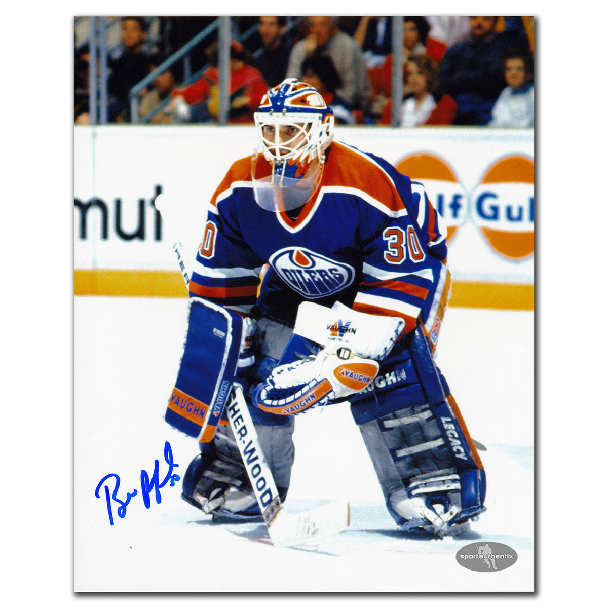 Bill Ranford Edmonton Oilers In The Game Autographed 8x10 - Sport Authentix Inc