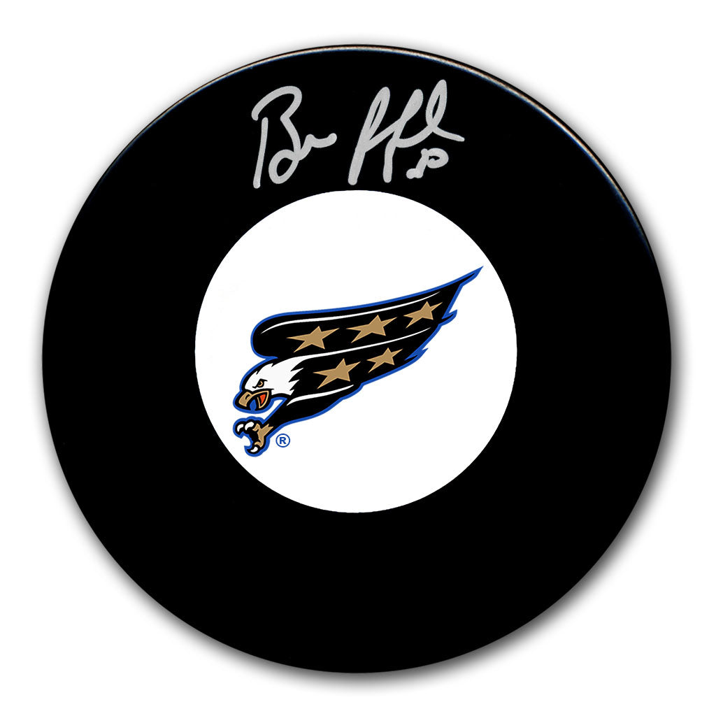 Bill Ranford Autographed Washington Capitals Puck