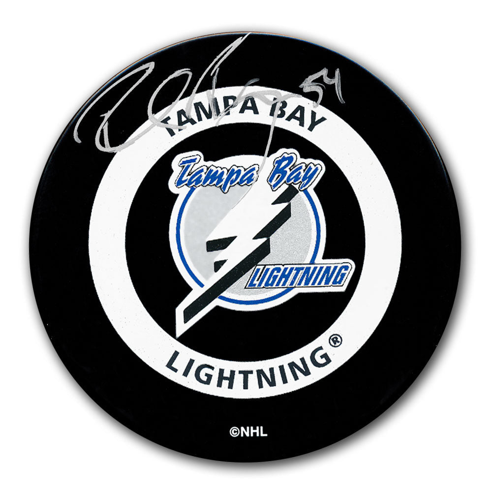 Paul Ranger Rondelle de jeu officielle dédicacée du Lightning de Tampa Bay