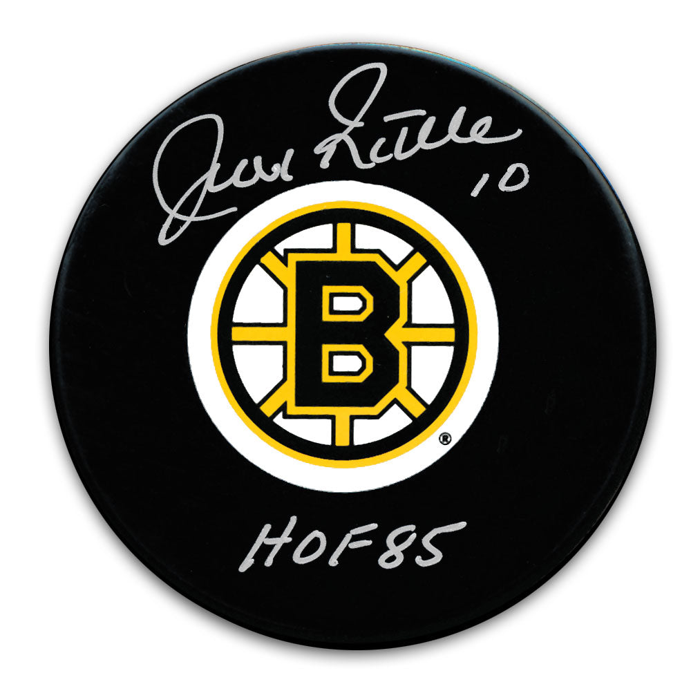 Jean Ratelle Boston Bruins HOF Autographed Puck