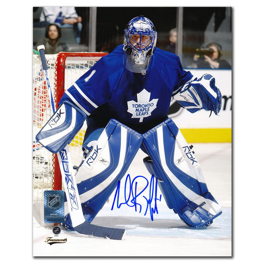 Andrew Raycroft Maple Leafs de Toronto dédicacé 8x10