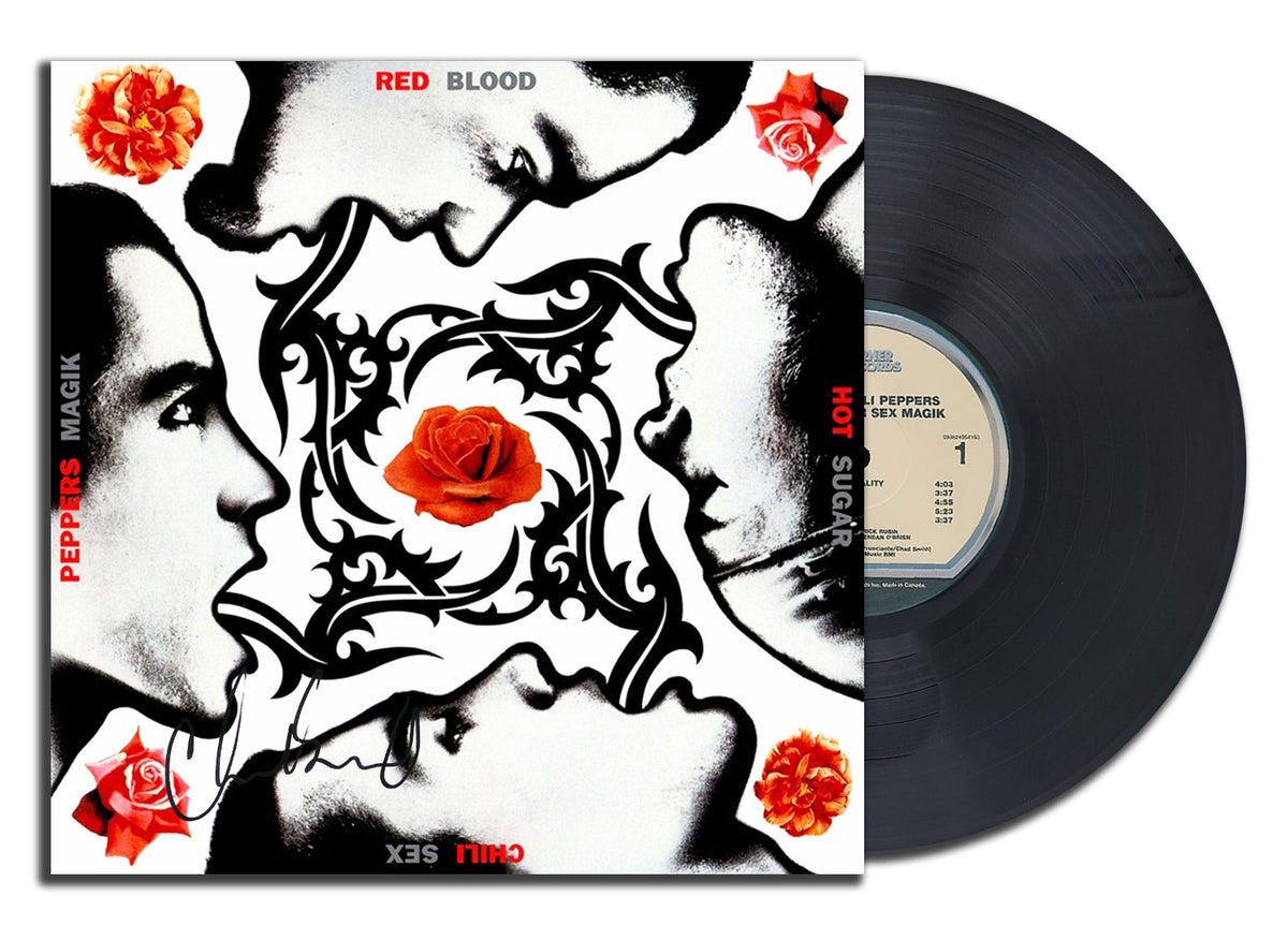 Chad Smith Signed Red Hot Chili Peppers BLOOD SUGAR SEX MAGIK Autographed Vinyl Album LP