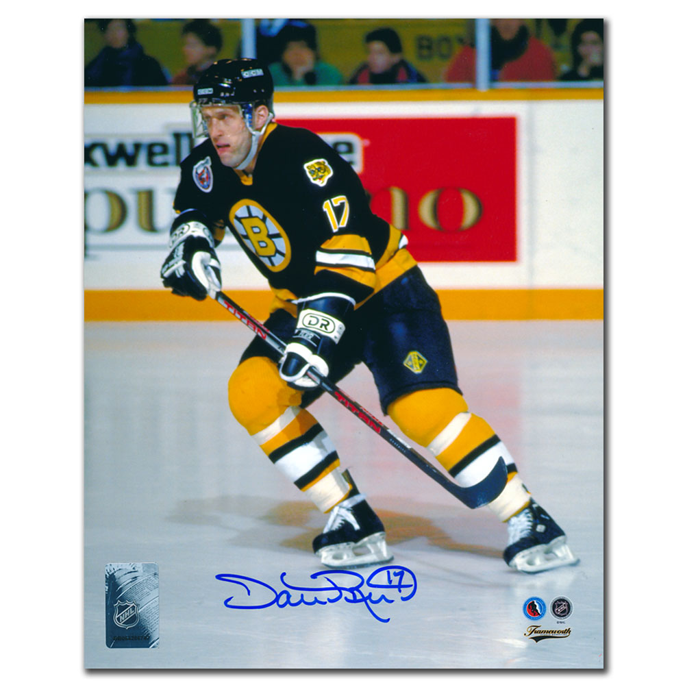 Dave Reid Boston Bruins Autographed 8x10