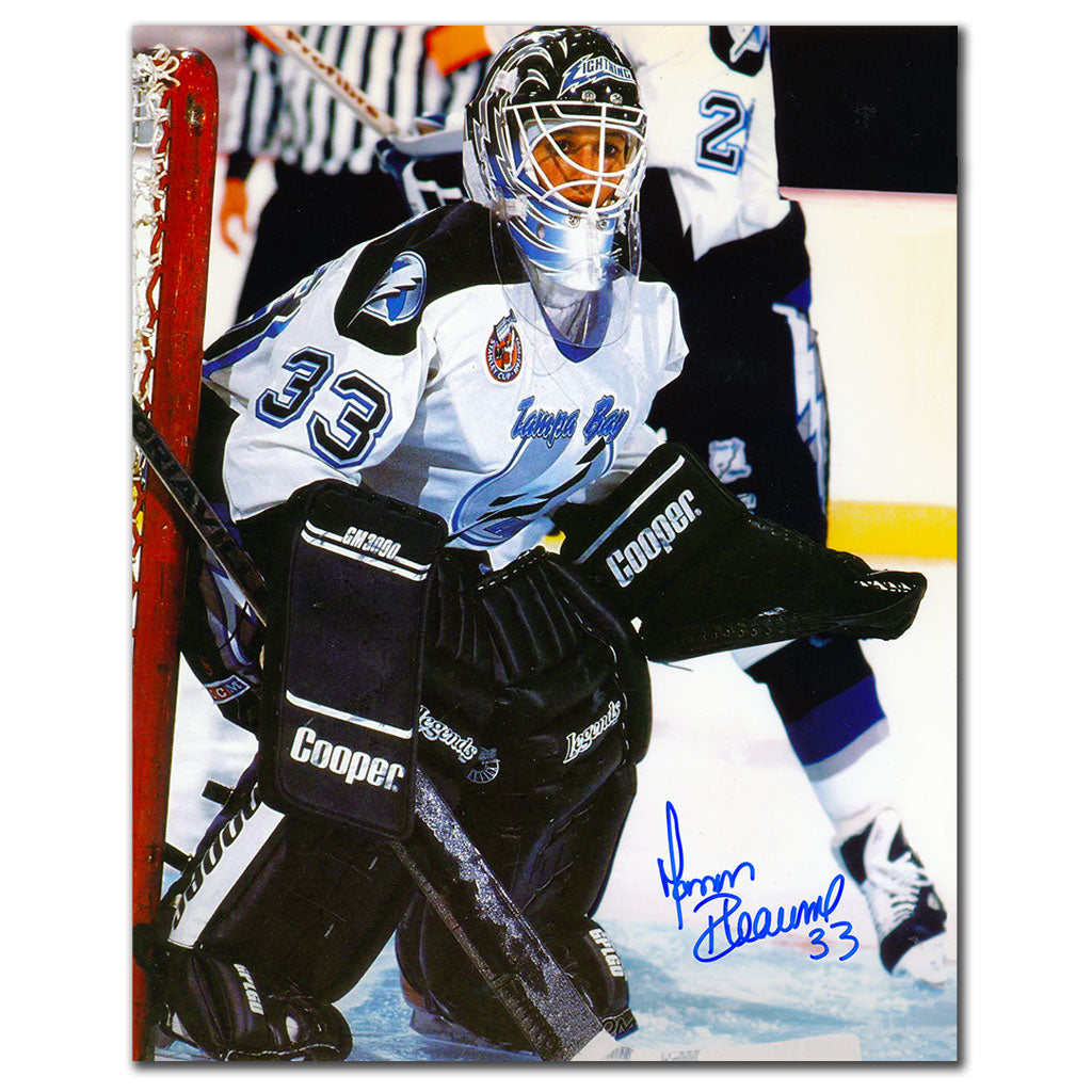 Manon Rhéaume Lightning de Tampa Bay dédicacé 8x10