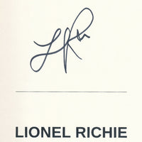Lionel Richie TRULY Signed First Edition Hardcover Book