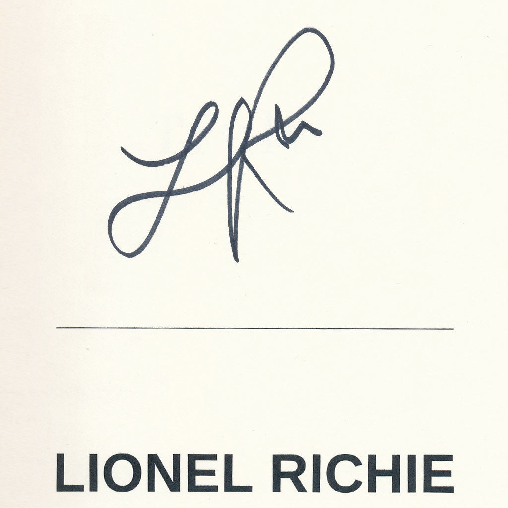 Lionel Richie TRULY Signed First Edition Hardcover Book