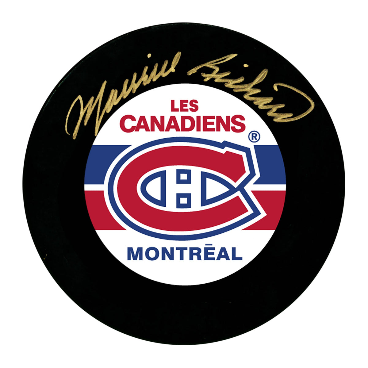 Maurice Richard Montreal Canadiens Autographed Puck - Sport Authentix Inc