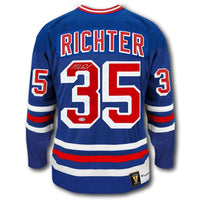Authentic Mike Richter New York Rangers Fanatics Vintage Autographed Jersey - SportAuthentix