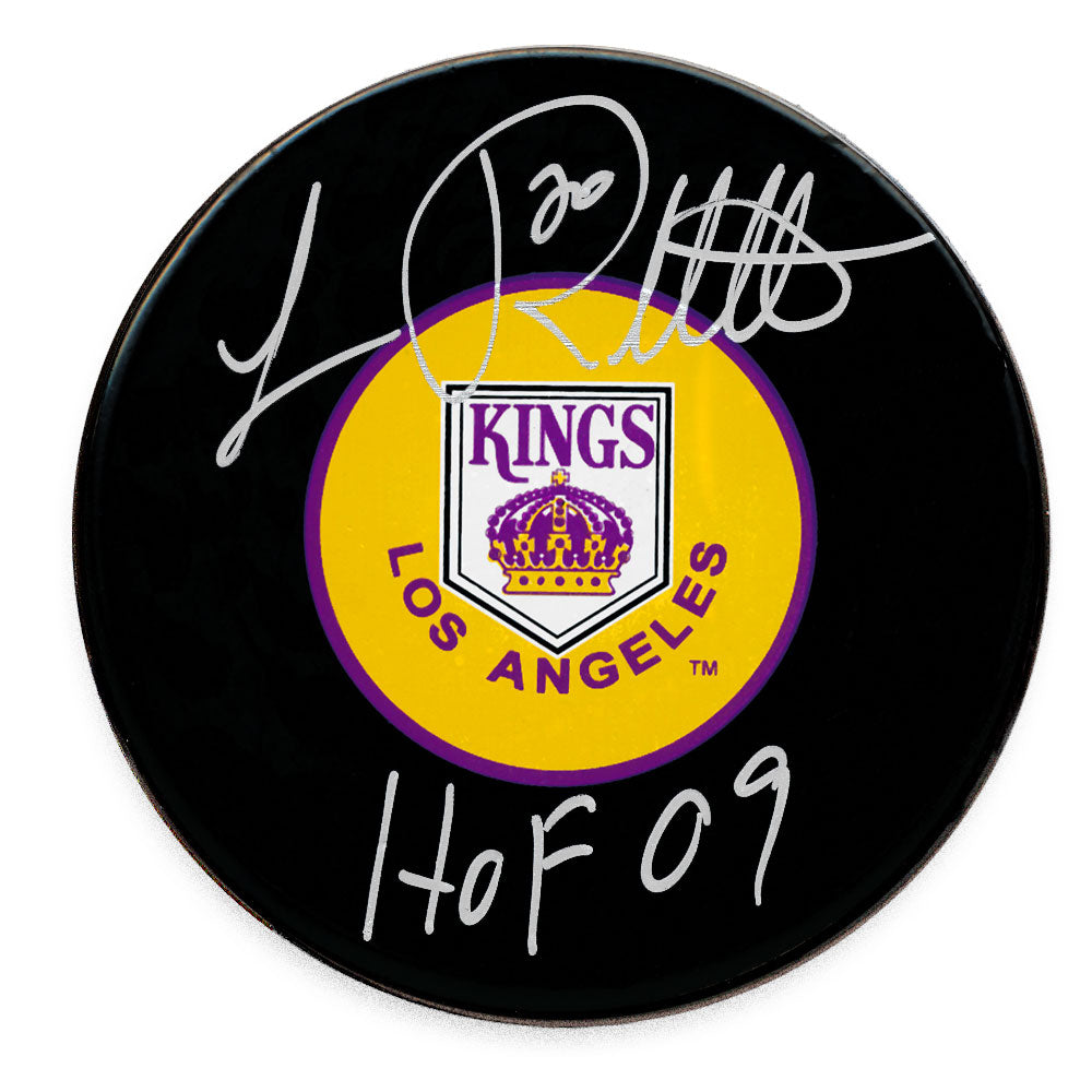 Luc Robitaille Los Angeles Kings HOF Autographed Puck - Sport Authentix Inc