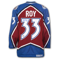 Patrick Roy autographed Colorado Avalanche CCM 1996 Stanley Cup jersey back with number 33