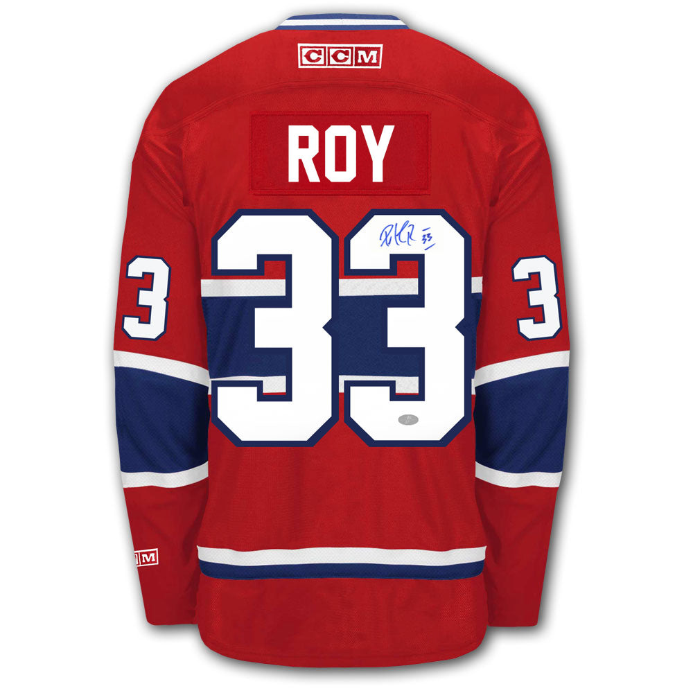 Patrick Roy Autographed Montreal Canadiens CCM 1993 Stanley Cup Jersey