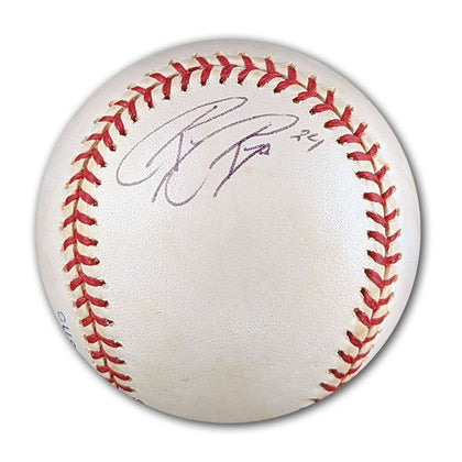Ryan Rupe autographed and inscribed Official MLB baseball, signed in black ink with #24—distinctive collectors memorabilia.