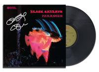 Ozzy Osbourne signed Black Sabbath Paranoid vinyl record with album cover and LP