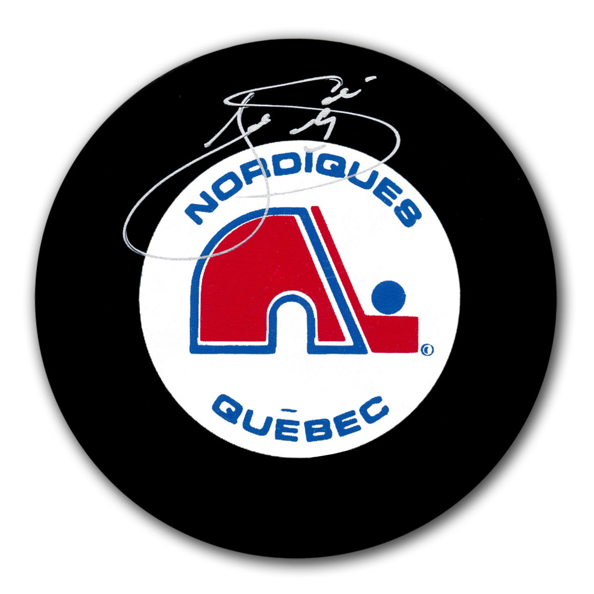 Joe Sakic Quebec Nordiques Autographed Puck - Sport Authentix Inc