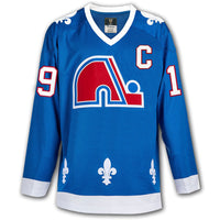 Joe Sakic Quebec Nordiques Fanatics Vintage Autographed Jersey