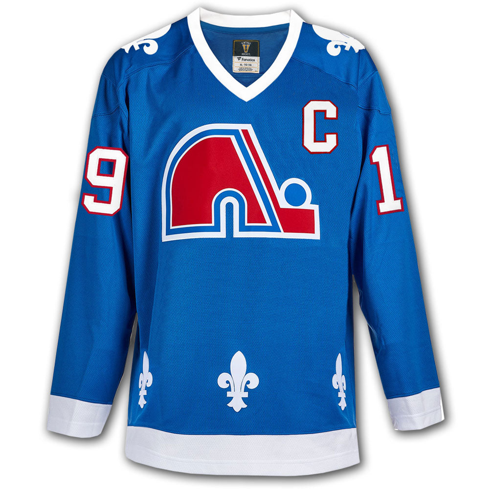 Joe Sakic Quebec Nordiques Fanatics Vintage Autographed Jersey