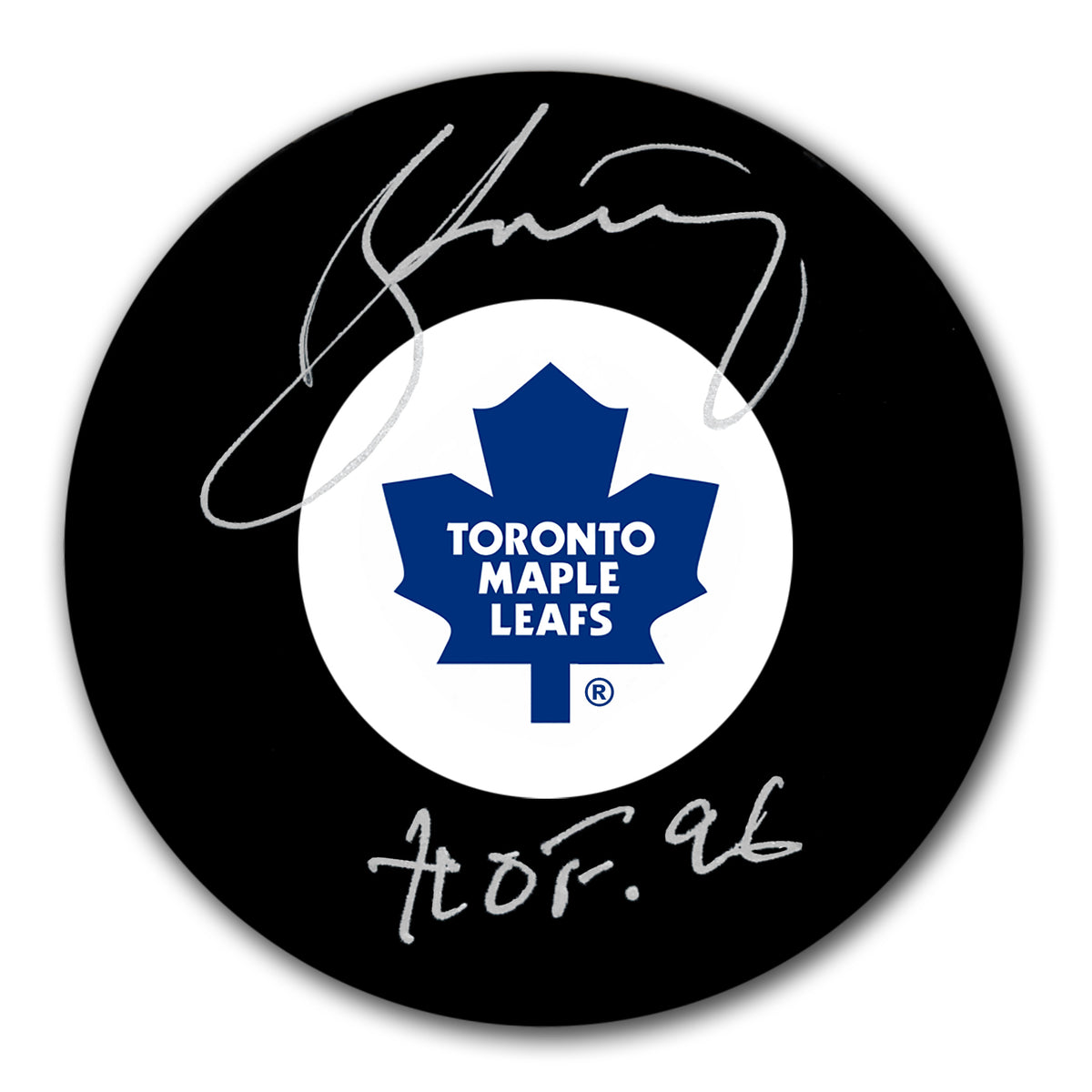 Borje Salming Toronto Maple Leafs HOF Autographed Puck - Sport Authentix Inc