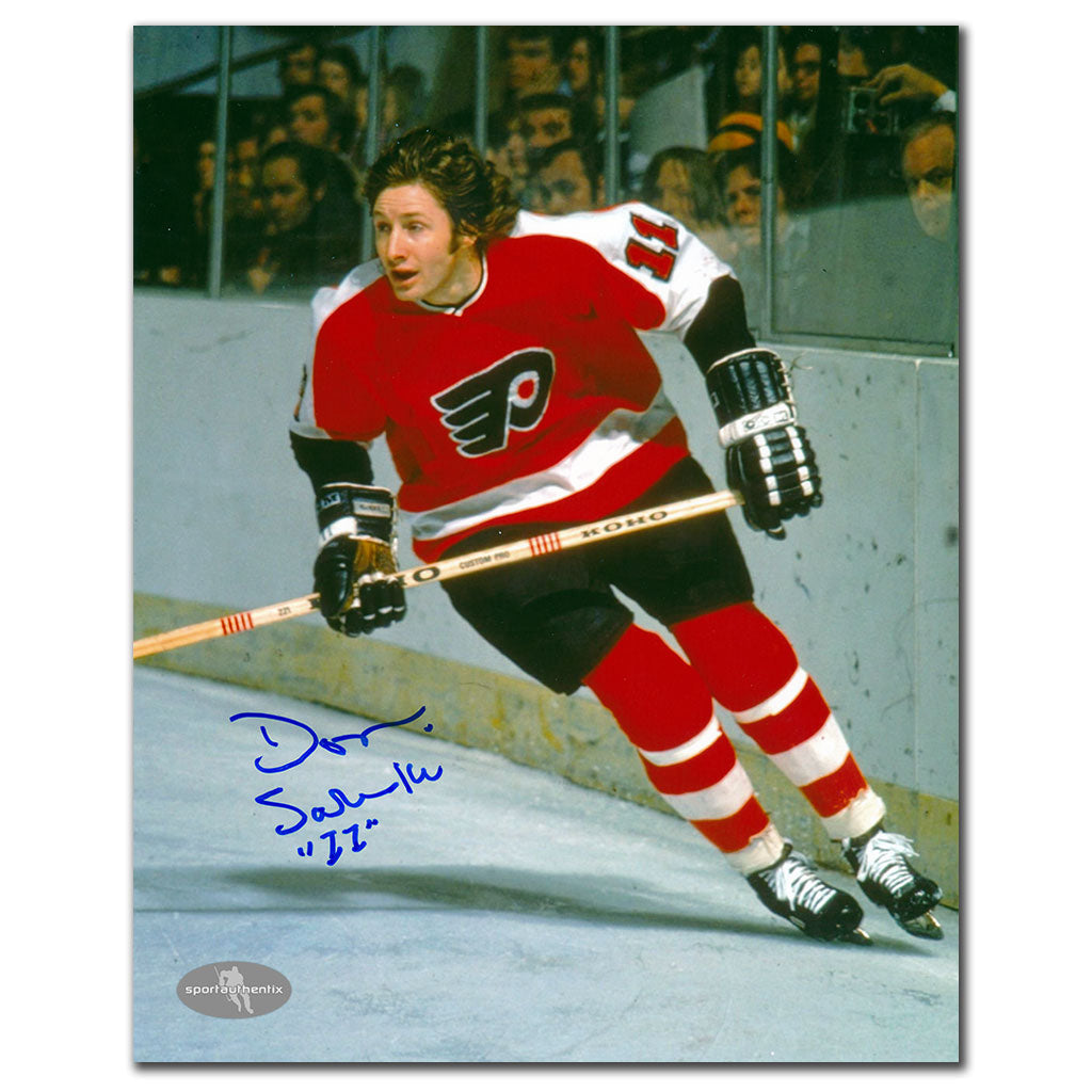 Don Saleski Philadelphia Flyers ACTION Autographed 8x10 - Sport Authentix Inc