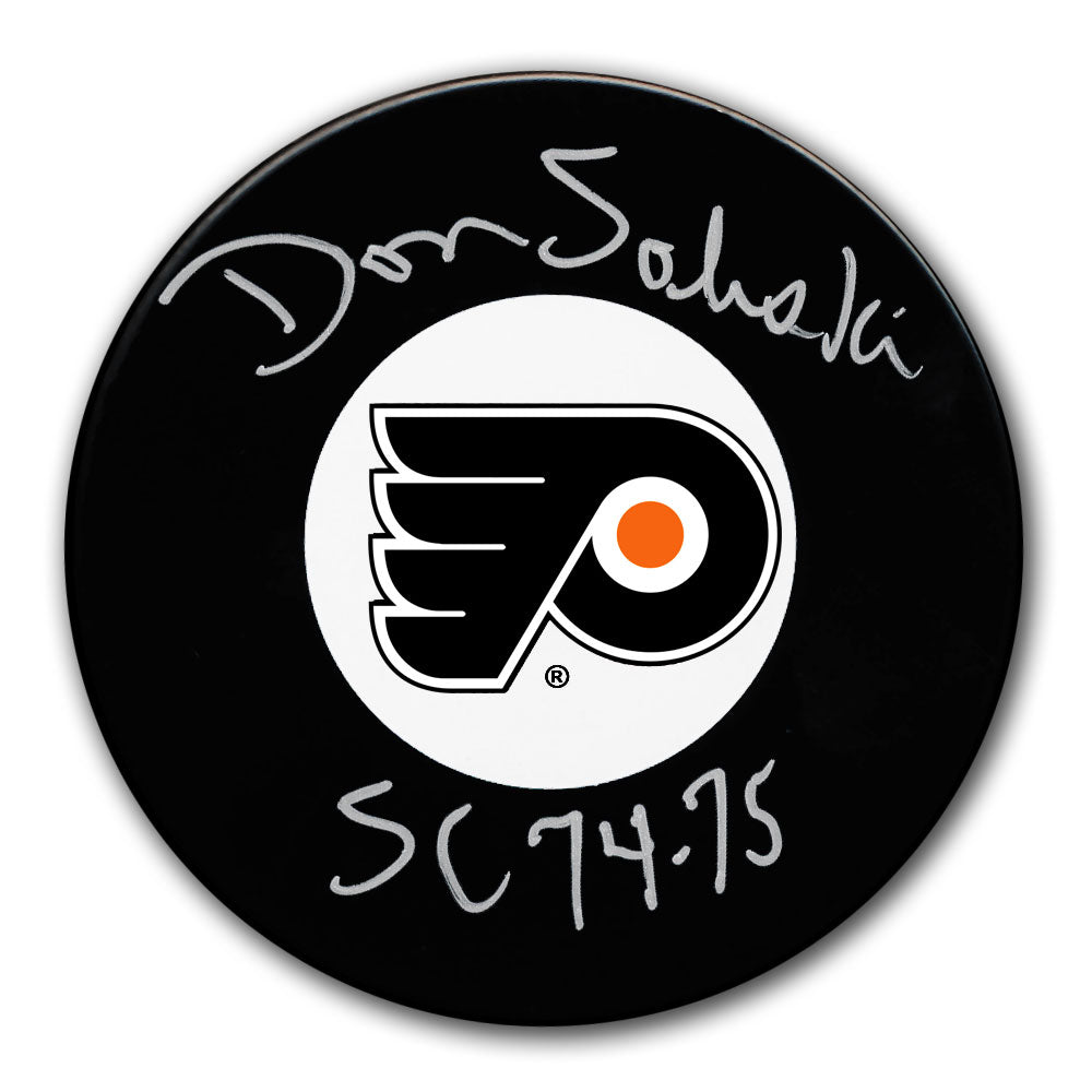 Don Saleski Philadelphia Flyers SC Years Autographed Puck - Sport Authentix Inc