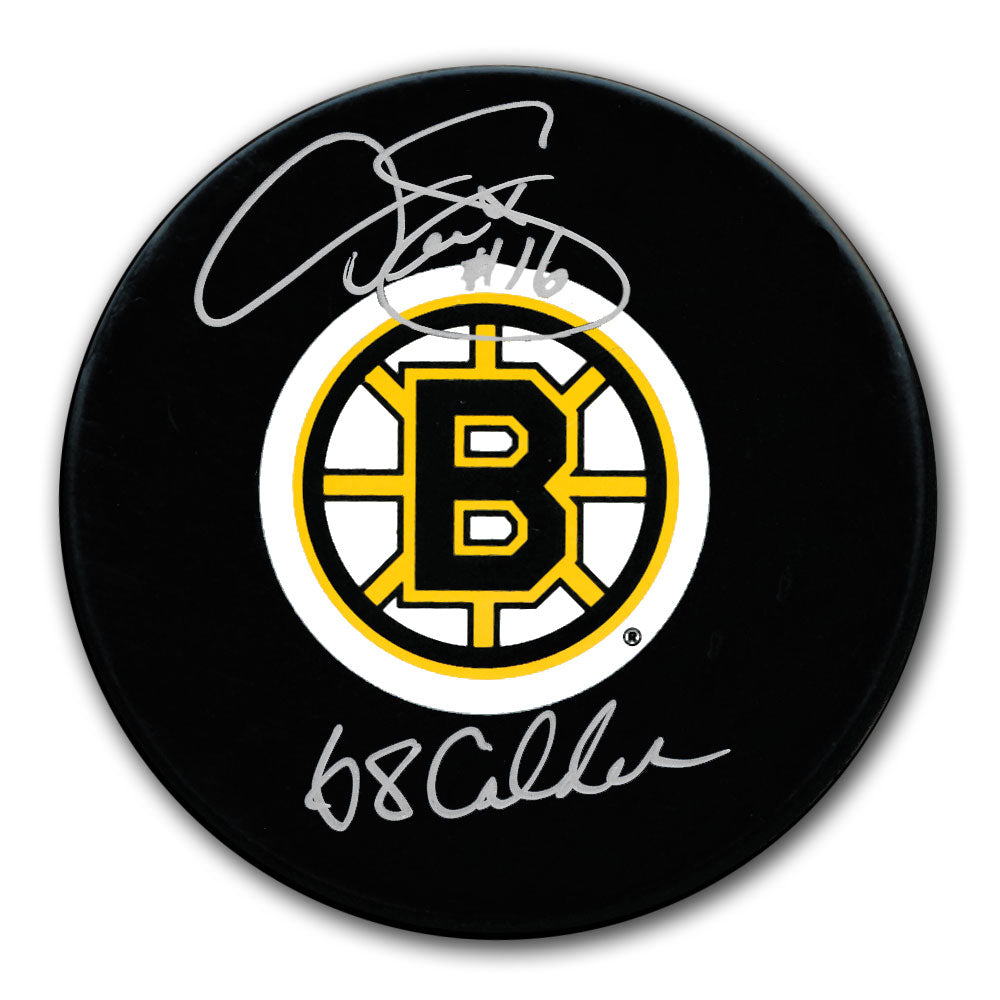 Derek Sanderson Boston Bruins 1968 Calder Autographed Puck
