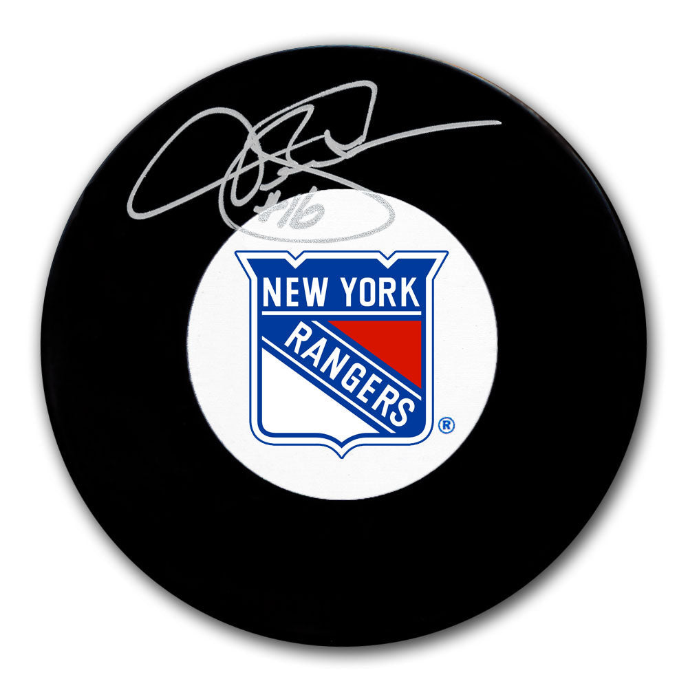 Derek Sanderson New York Rangers Autographed Puck