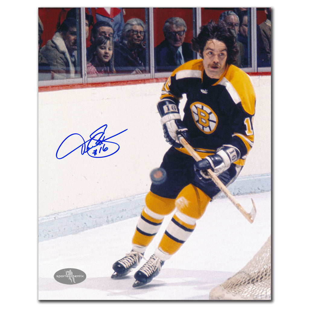 Derek Sanderson Boston Bruins ACTION Autographed 8x10
