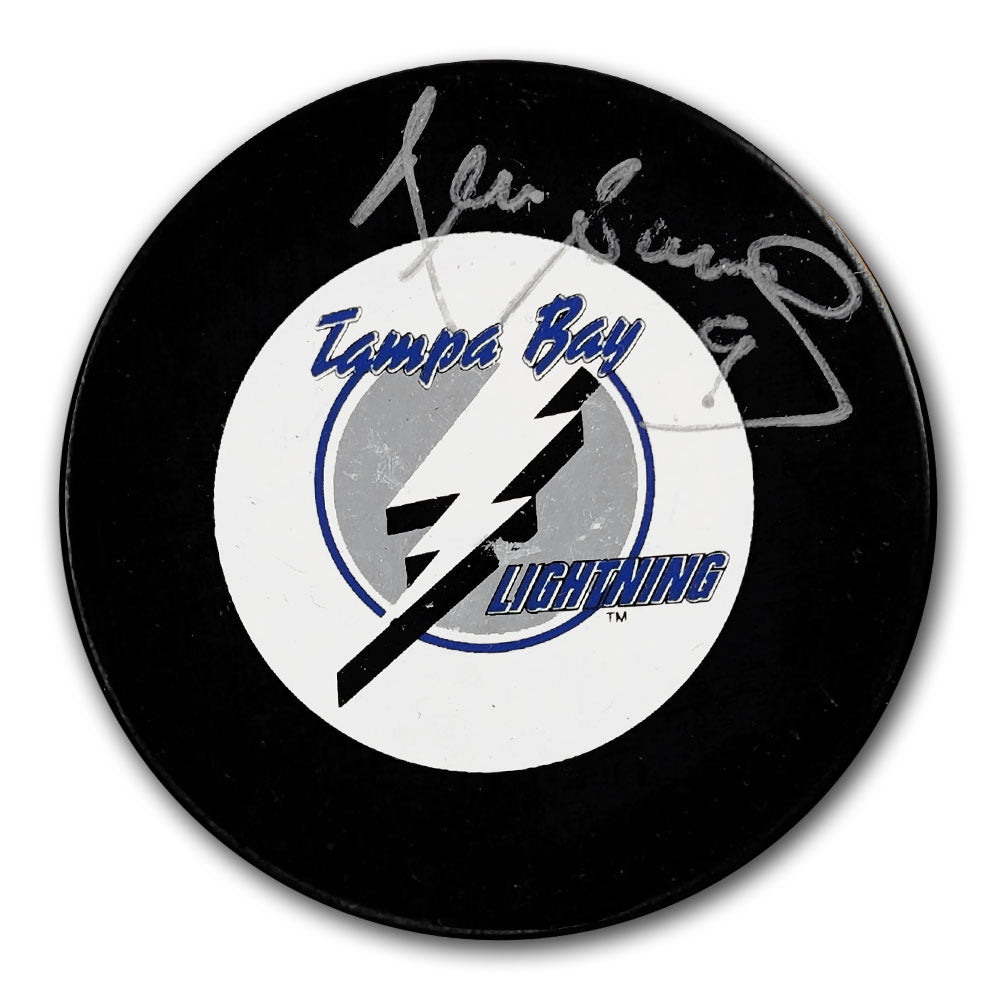 Denis Savard Tampa Bay Lightning Autographed Puck