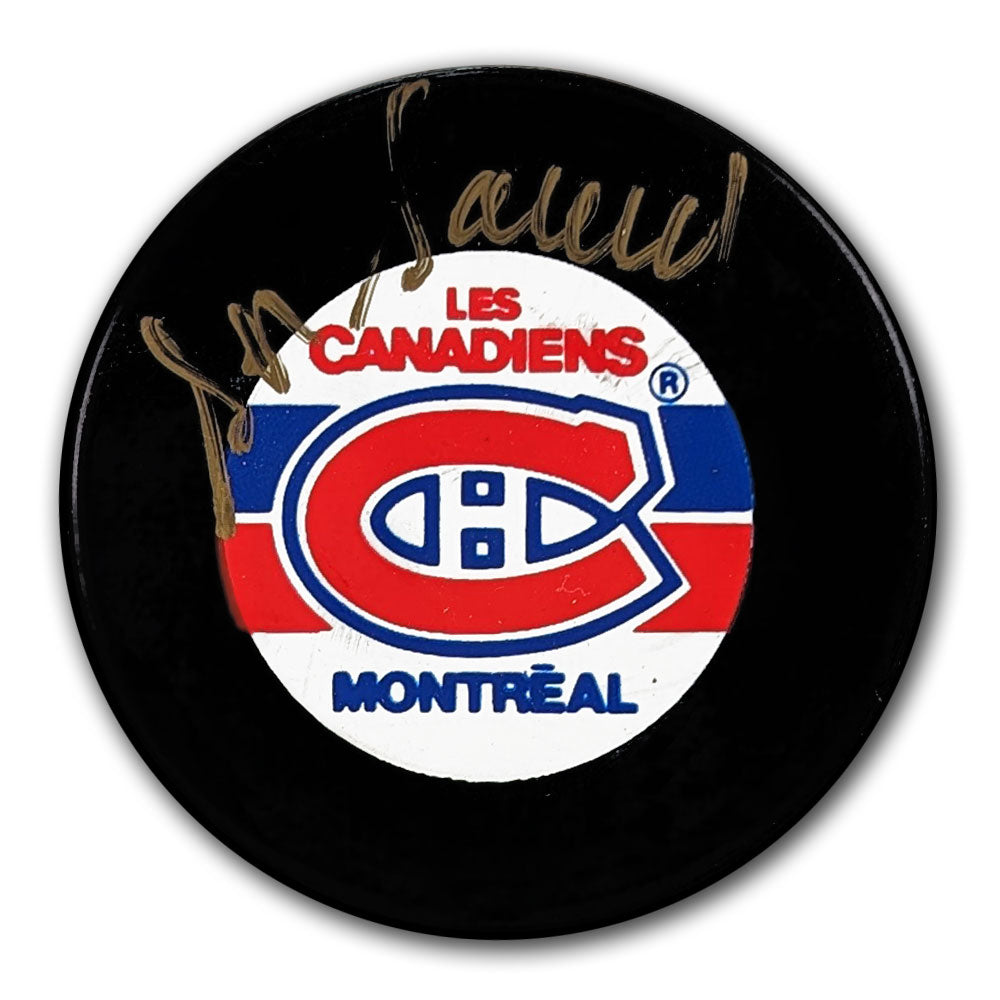 Serge Savard Montreal Canadiens Autographed Puck