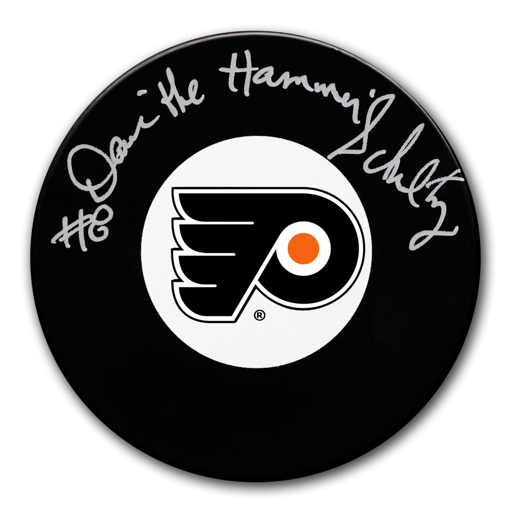Dave Schultz Philadelphia Flyers Autographed Puck