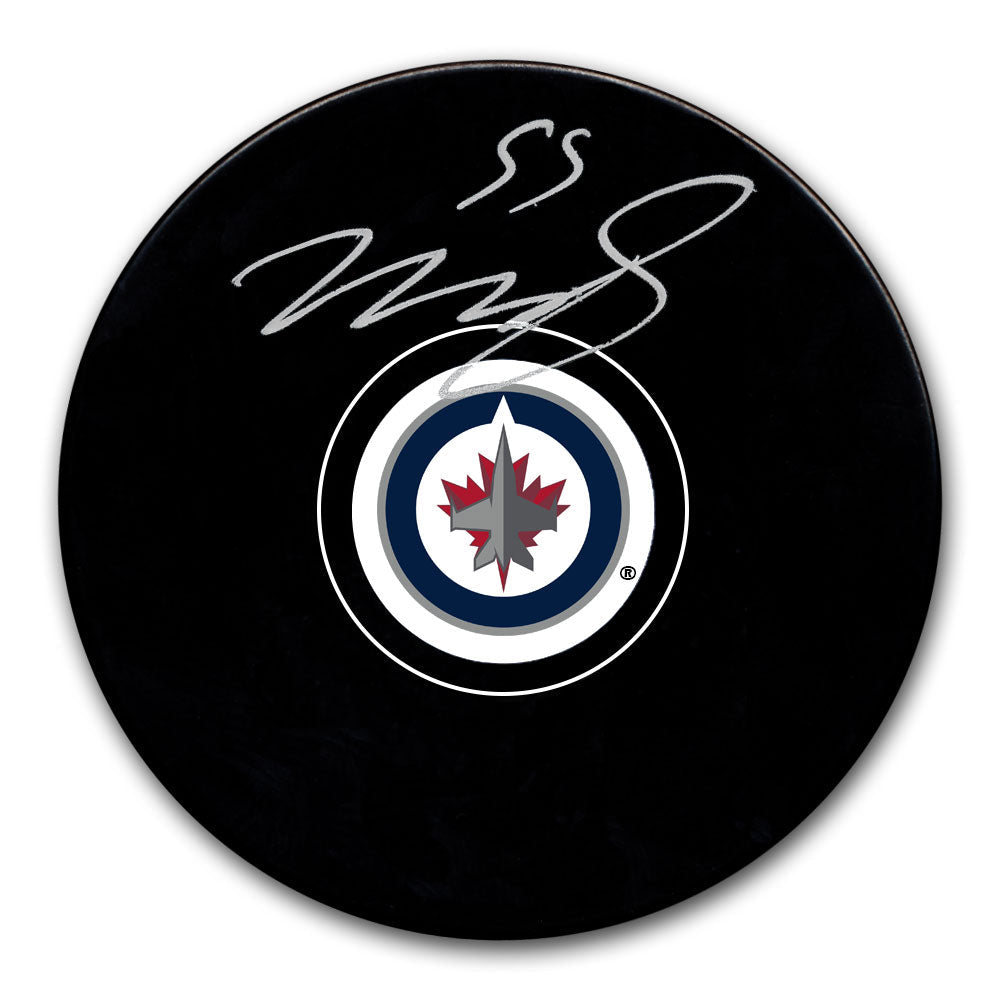 Rondelle autographiée par Mark Scheifele des Jets de Winnipeg