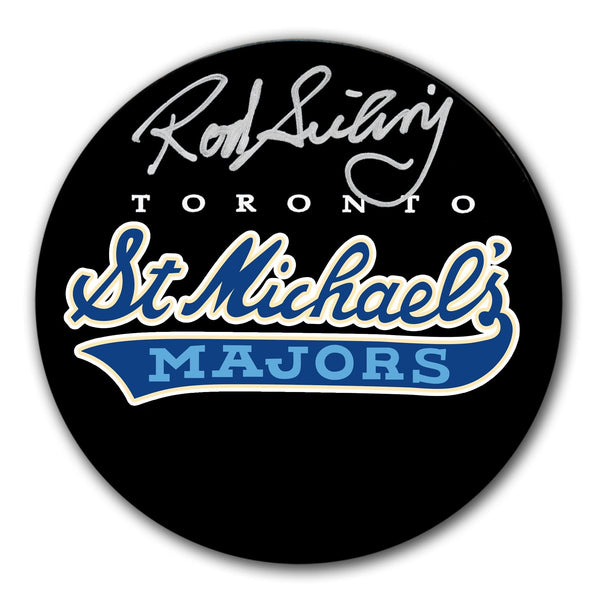 Authentic Rod Seiling Toronto St. Michaels Majors Autographed Puck - SportAuthentix