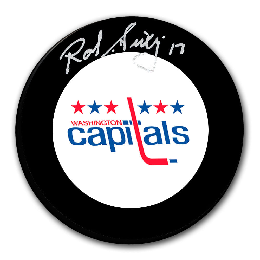 Rod Seiling Washington Capitals Autographed Puck