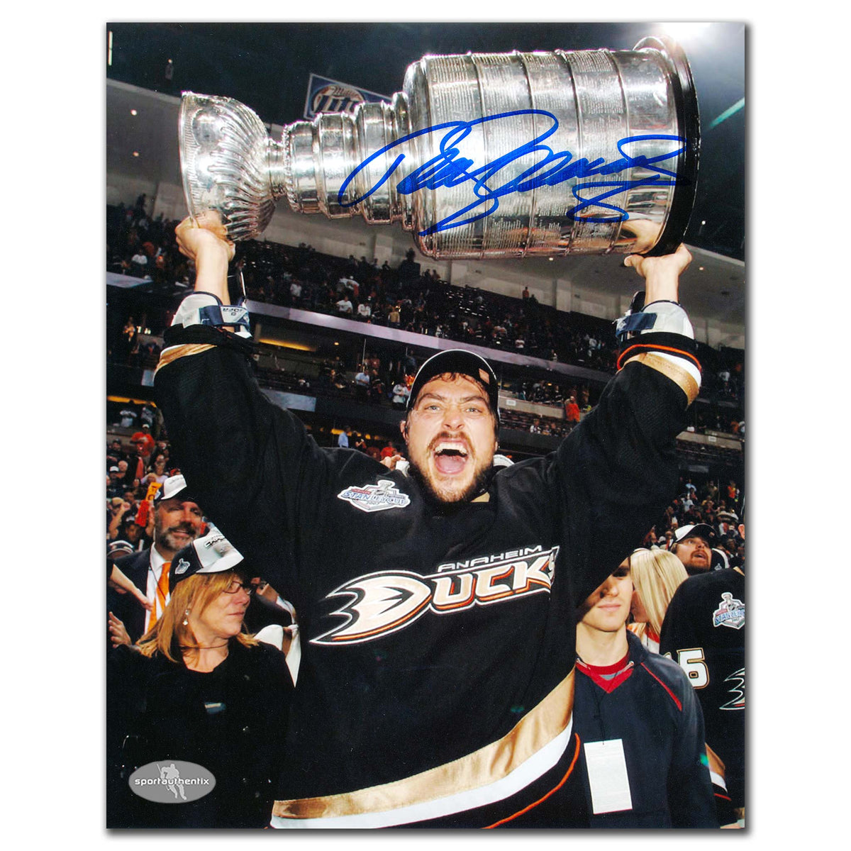 Teemu Selanne Anaheim Ducks 2007 Stanley Cup Autographed 8x10 - Sport Authentix Inc