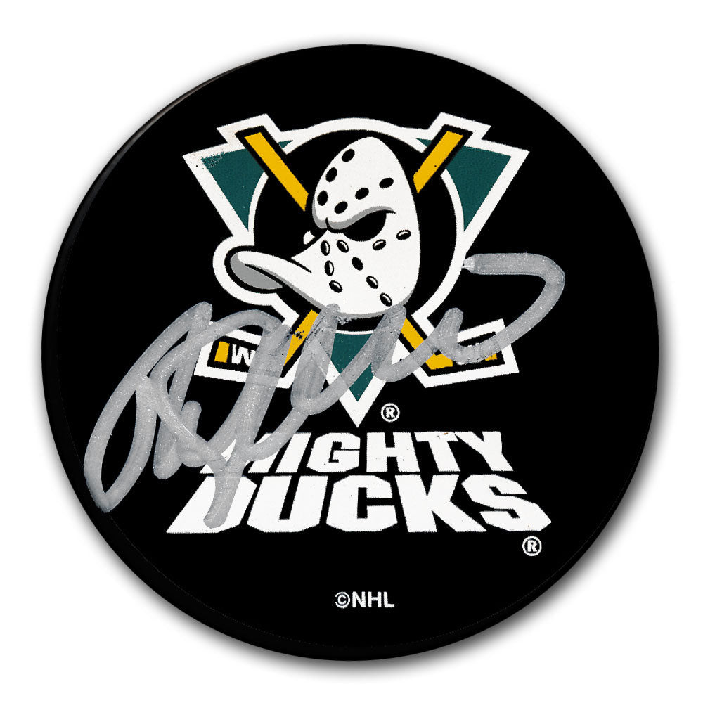 Teemu Selanne Anaheim Ducks Autographed Puck