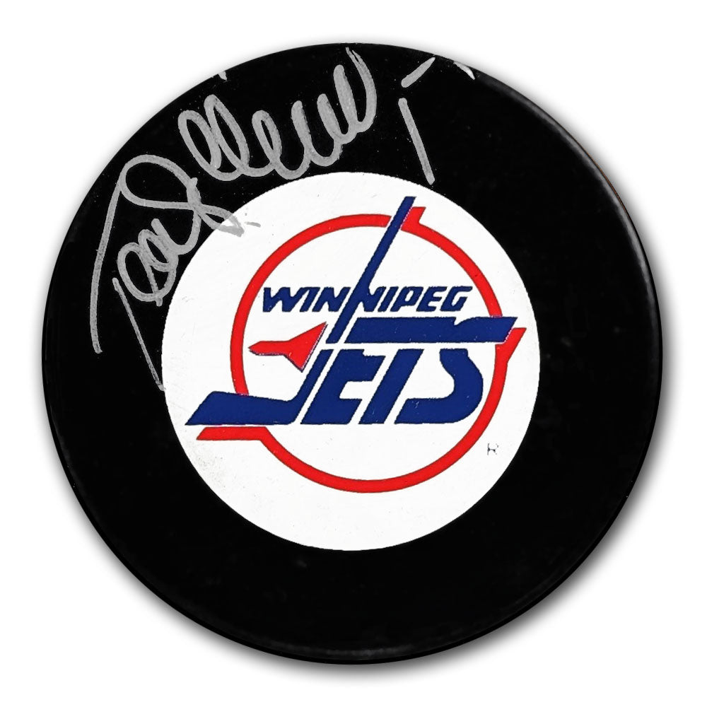 Teemu Selanne Winnipeg Jets Autographed Puck