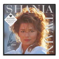 Shania Twain a signé l'album vinyle autographié THE WOMAN IN ME LP JSA COA