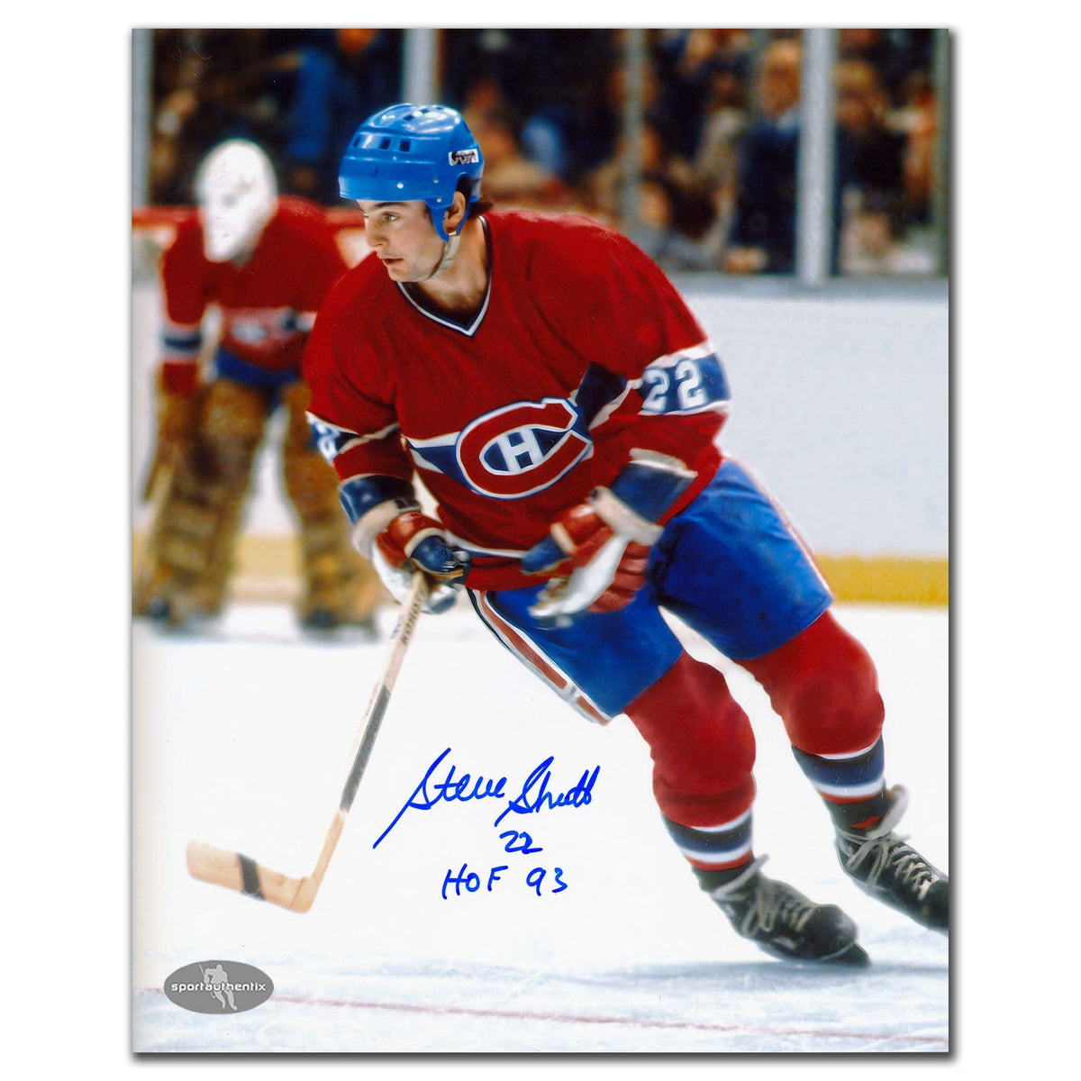 Authentic Steve Shutt Montreal Canadiens Rush Autographed 8x10 - SportAuthentix