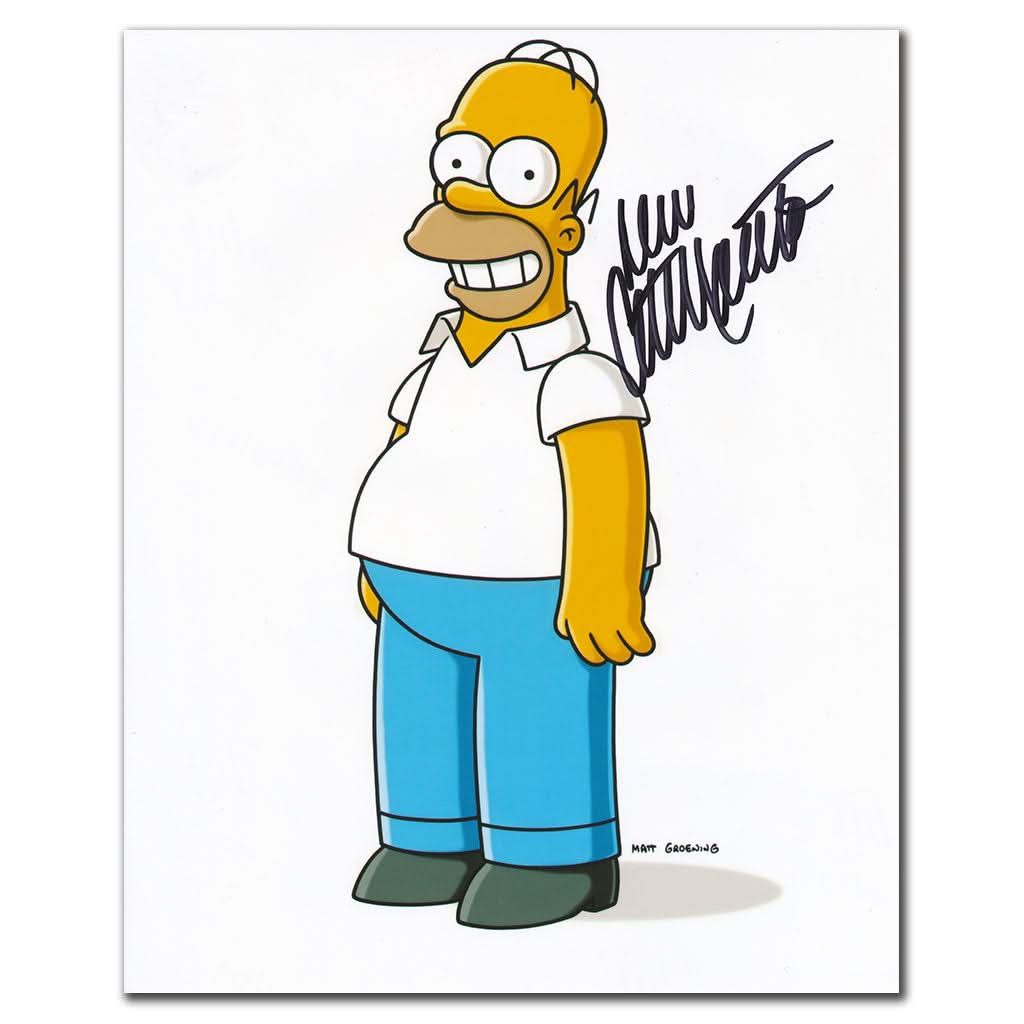 Dan Castellenetta THE SIMPSONS Homer Signed 8x10 Photo