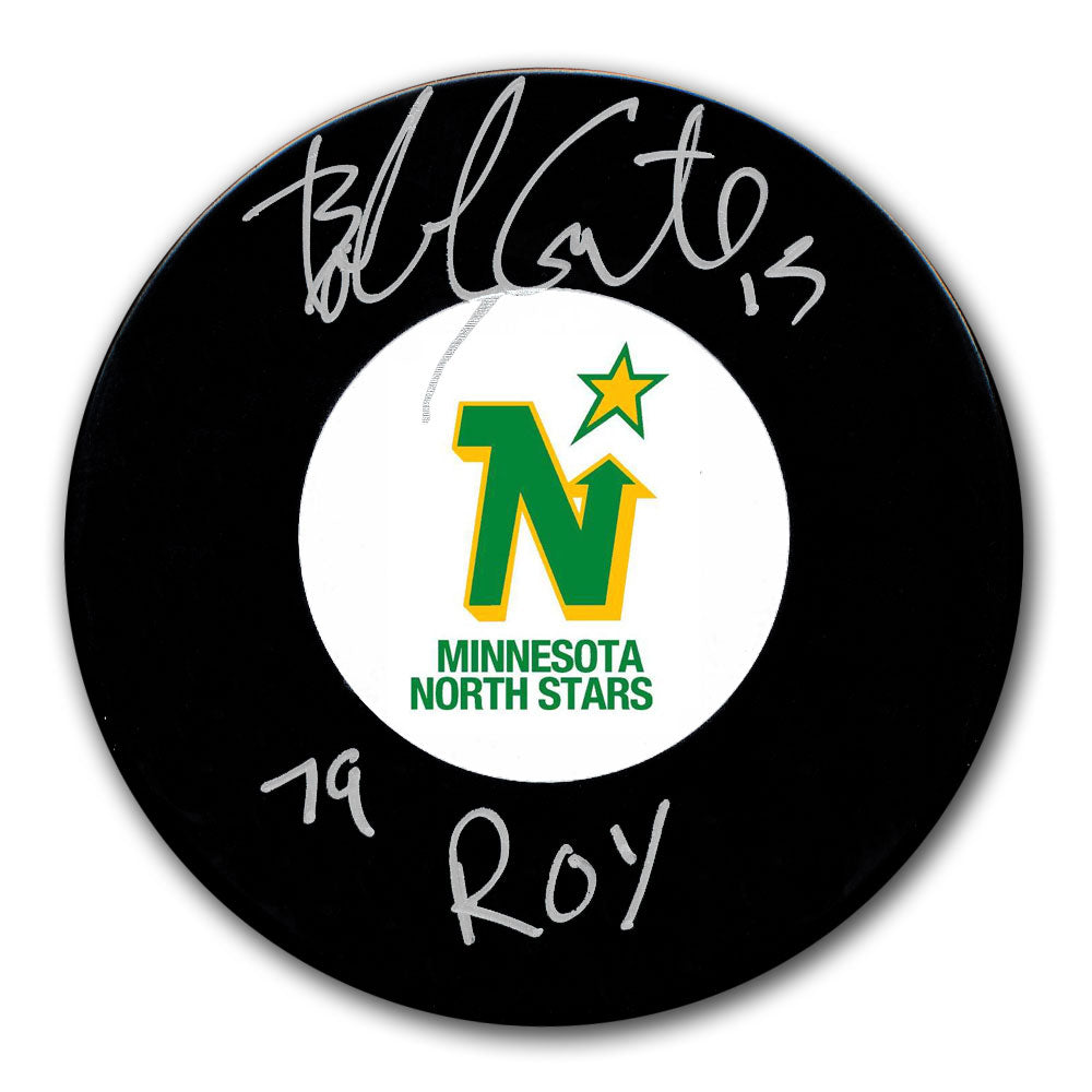 Bobby Smith Minnesota North Stars 1979 ROY Autographed Puck