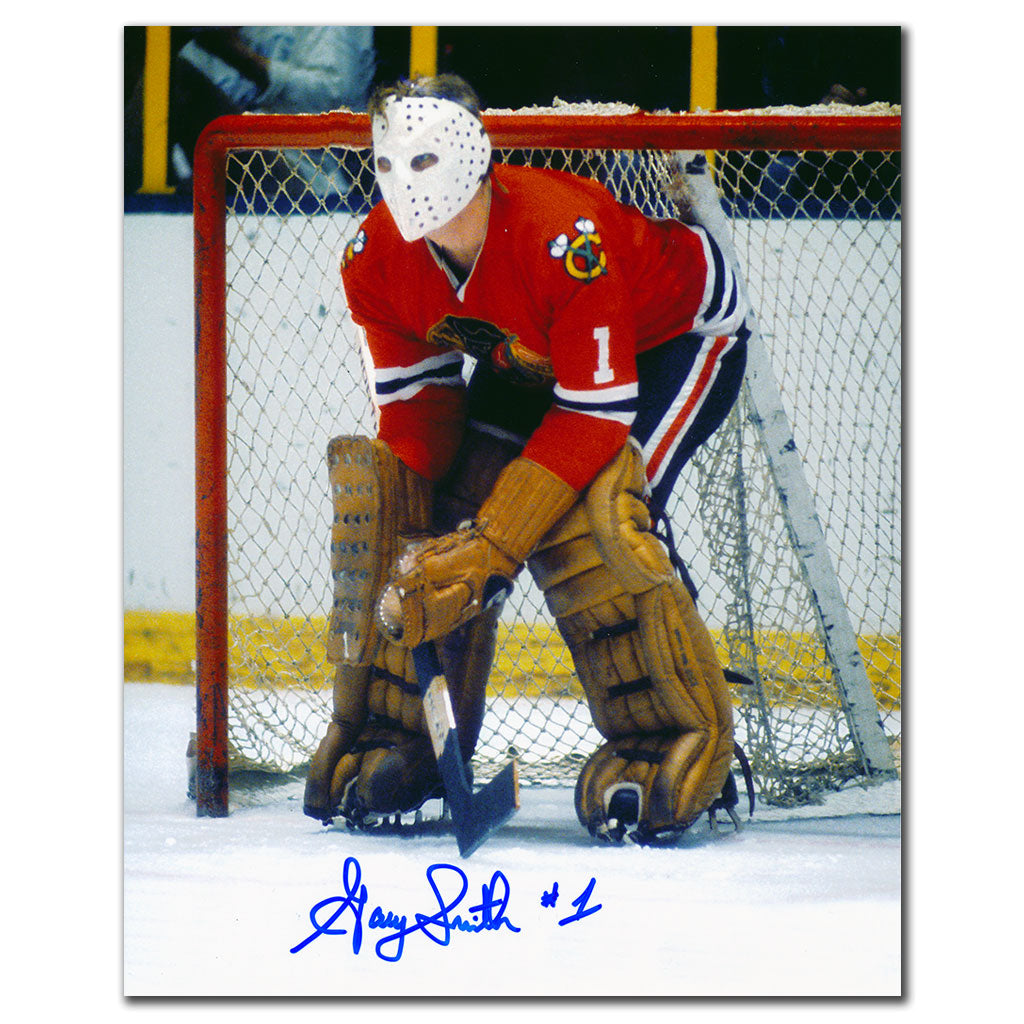 Gary Smith Chicago Blackhawks Autographed 8x10 - Sport Authentix Inc