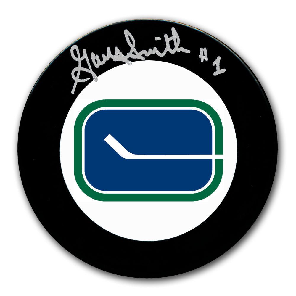 Gary Smith Vancouver Canucks Autographed Puck - Sport Authentix Inc