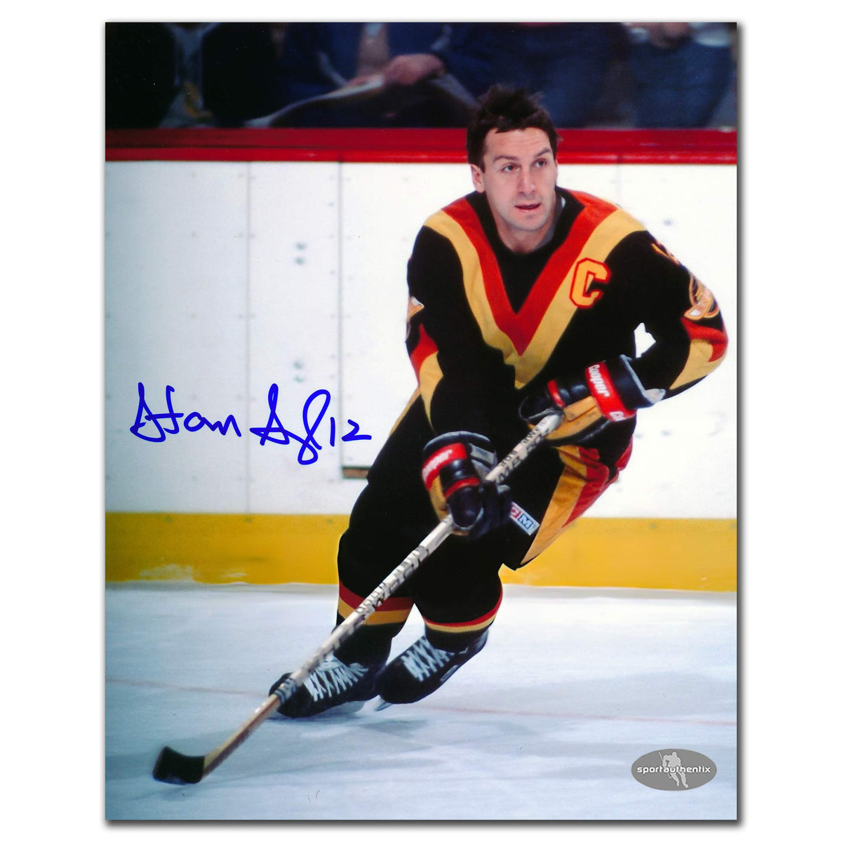 Stan Smyl Vancouver Canucks Autographed 8x10 - Sport Authentix Inc