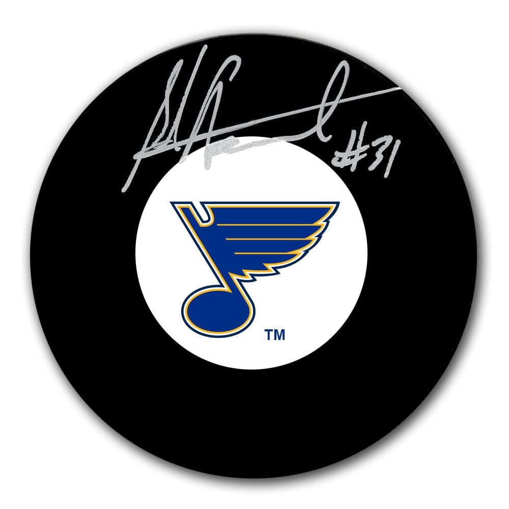 Authentic Ed Staniowski St. Louis Blues Autographed Puck - SportAuthentix