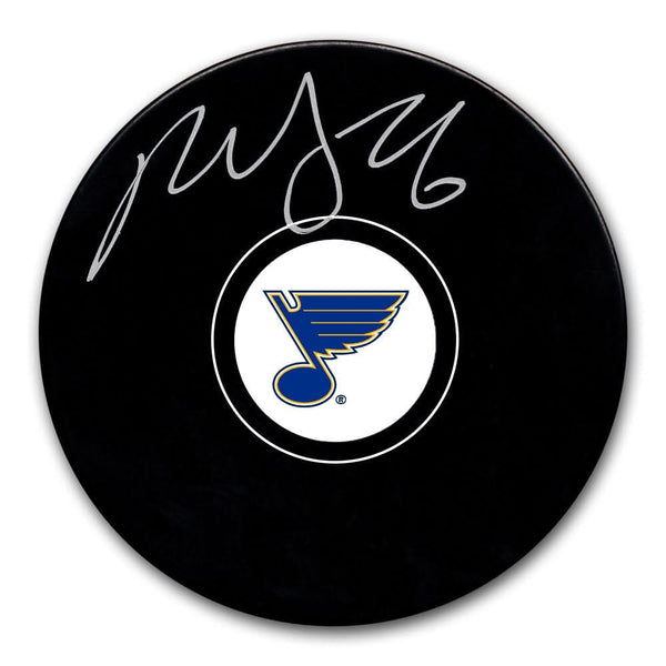 Authentic Paul Stastny St. Louis Blues Autographed Puck - SportAuthentix